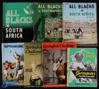 NZ/SA Rugby Tours Pictorial Brochure Selection (7): Marvellous lot, those thick, packed, pics-and-