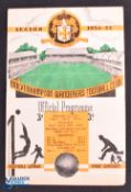 1954 Charity Shield match programme Wolverhampton Wanderers v West Bromwich Albion at Molineux 29