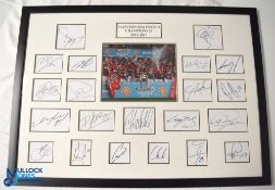 Manchester United squad signed display from their 2012-2013 Premiership winning season with COA.