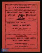 1934/1935 Brentford (champions) v Oldham Athletic Div. 2 match programme 23 March 1935 at Griffin