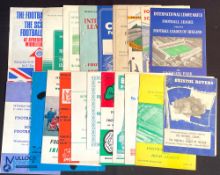 Selection of Football League representative match programmes 1948 Football League of Ireland, 1950