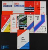 1964-87 Other Overseas Tourists in Wales (10): Fiji v Glam/Mon 1964; Swansea (2) 1973 & Cardiff