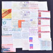 1980 Manchester United Away Tickets Collection, a good collection of League, FA Cup, Challenge Cup