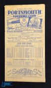 1947/48 Portsmouth v Wolverhampton Wanderers Div. 1 match programme 3 April 1948; tiny tear, no