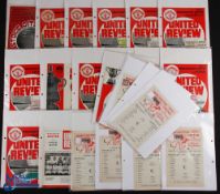1971/72 Manchester Utd complete season home programmes Arsenal (at Liverpool), WBA (at Stoke City)