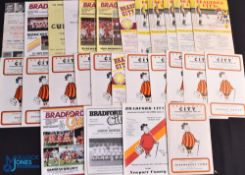 Selection of Bradford City home programmes 1957/58 Chester, 1958/59 Halifax Town, Chesterfield,