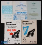 1970s NZ & Fiji in the UK Rugby Programmes (5): NZ v Munster and v Leinster, 1974; v Cambridge