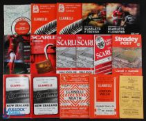 1963-2013 Llanelli/Scarlets Rugby Programme Bundle (16): v Quins 1963, L Welsh 12/71, NZ (the win)