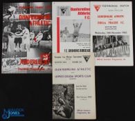 Selection of Dunfermline Athletic homes 1961/62 Ujpesti Dozsa Sports (ECWC), 1965/66 Dukla Prague (