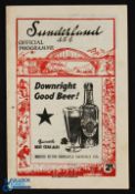1947/48 Sunderland v Wolverhampton Wanderers Div. 1 match programme 26 March 1948; fair/good. (1)