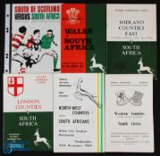 1969-70 S African Tour Rugby Programmes (6): The anti-apartheid tour, the examples from Wales,