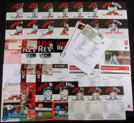 Collection of Manchester Utd FAYC home match programmes 1990/91 Sheffield Wednesday (FAY s/f),