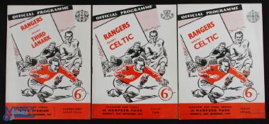 1957 Glasgow Cup Final Third Lanark v Rangers at Ibrox 18 December 1957; 1955 Glasgow Cup Final