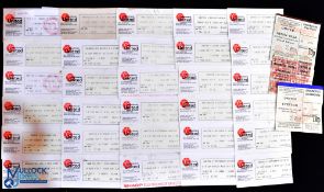 1967-1979 Manchester United Home Ticket Collection, to include Division 1, Cup and one U23 match