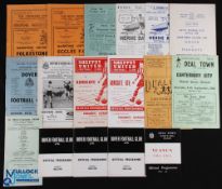 Selection of football programmes in the Kent area to include Sheppey Utd homes 1957/58 Ramsgate,