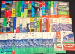 Collection of England international home match programmes 1951 Scotland, 1952 Wales, 1953