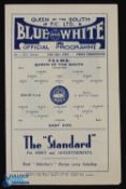 1951 St. Mungo Cup 1st round Queen of the South v East Fife match programme (no. XIV no. 1) 14