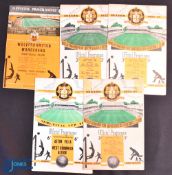 Neutral match programmes at Molineux, Wolverhampton Wanderers: 1952/53 England Youth v Ireland Youth