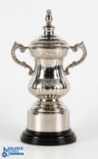 Silver replica of the FA Cup produced by S Watkins, size approx. 22cm height