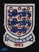 Bert Williams (1920-2014) England & Wolverhampton Wanderers - England Embroidered Cloth Badge v