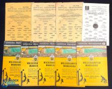 Selection of 1960/61 Wolverhampton Wanderers home reserves Central League games v Aston Villa (