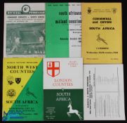 1960-1 S Africa in England Rugby Programmes (6): Super selection from this powerful Boks side's