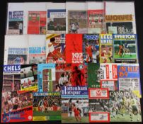 1978/79 Manchester Utd Div. 1 away match programmes (14) including Coventry City (+ insert for 20