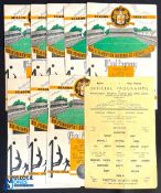 Selection of 1956/57 Wolverhampton Wanderers home reserves Central League games v Burnley, v