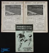 1948/49 Rotherham Utd v New Brighton Div. 3 (N) 19 March 1949; Doncaster Rovers v New Brighton 2