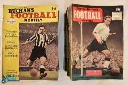 120+ Charles Buchan's Football Monthly magazines 1951-1959 - not a complete run, some duplication in