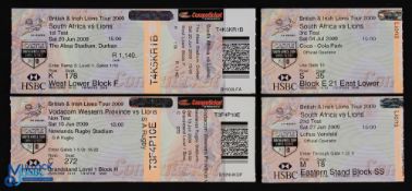 2009 British & I Lions in NZ Rugby Tickets 1st Lot (4): All three tests inc unused full ticket for