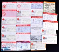 1980 Manchester United Home Tickets Collection, a good collection of League, Cup European Cup