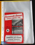 Complete collection of 1965/66 Oldham Athletic away programmes Div. 3 league (23) plus QPR (27