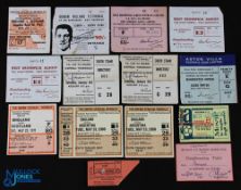 Selection of football tickets 1951/52 Gravesend & Northfleet v Weymouth (signed by Cliff Edwards/