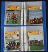 Collection of SC1 Editions Recontre Sportscaster Rugby Cards (129): Printed around 1980 in various