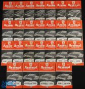 1956/57 Arsenal home programme collection full league season, FAC Stoke City, Preston NE, WBA plus