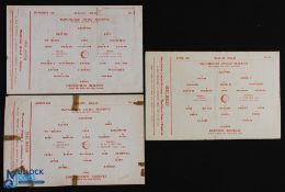 1955/56 Manchester Utd reserves v Chesterfield reserves (12 November 1955), v Derby County