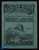 Pre-War 1924/1925 WBA v Bury Div. 1 match programme 25 April 1925; fair/good. (1)