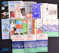 Selection of FAC Final match programmes to include 1954, 1956, 1960, 1961, 1962, 1963, 1965, 1966,