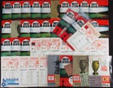 1967/68 Manchester Utd complete season home programmes nos. 1-29 to include Spurs (charity shield,