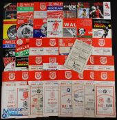 Collection of Wales home international match programmes 1946 Ireland, 1948 Scotland, Ireland, 1949