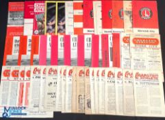 Collection of Charlton Athletic home match programmes 1946/47 Stoke City, 1947/48 Aston Villa,
