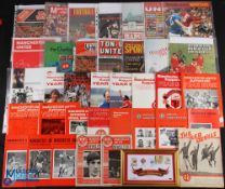 Collection of Manchester Utd ephemera to include 1957 The Red Devils brochure, Handbooks 1962/63,