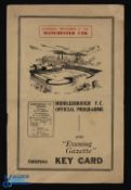 1950/51 Middlesbrough v Manchester Utd Div. 1 match programme 23 September 1950; slight crease o/