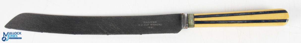 Halifax RLFC Ceremonial Knife, Cup Final 1931: 12