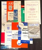 1952 British Olympic XI v England 'B' programme 30 April 1952 (Highbury), 1956 Great Britain v