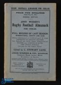 1924-25 Wisden's Rugby Football Almanack: The second of only three editions ever of this compact,