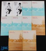 Collection of Brechin City homes 1976/77 Cowdenbeath, Clyde, 1977/78 Cowdenbeath, Albion Rovers,