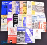 Collection of Postponed match programmes 1950/51 Preston NE reserves v Manchester City reserves (