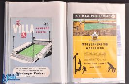 Collection of Wolverhampton Wanderers in the FAC match programmes from 1950s onwards: 1957/58